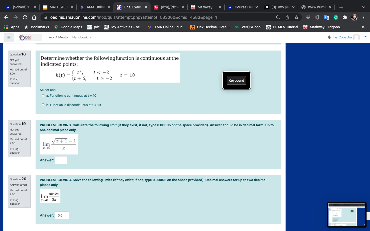 W3CSChool HTML5 Tutorial Do Mathway | Trigono.. GoEd Ask A Mentor Handbook