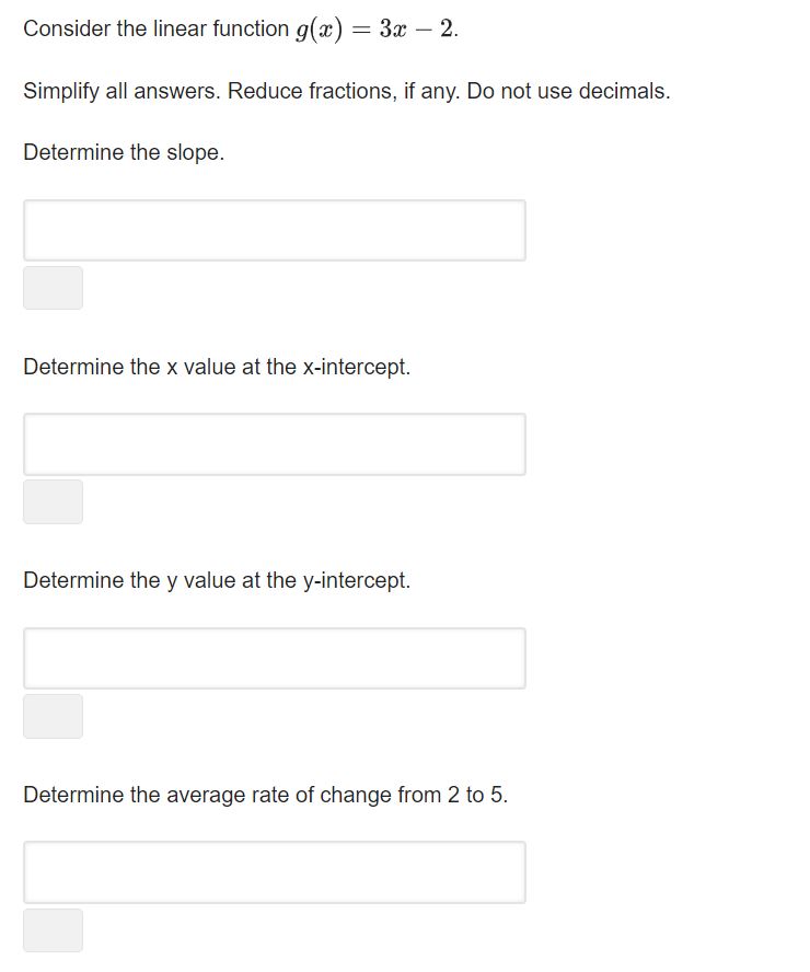 all answers. Reduce fractions, if any. Do not use decimals. Determine the