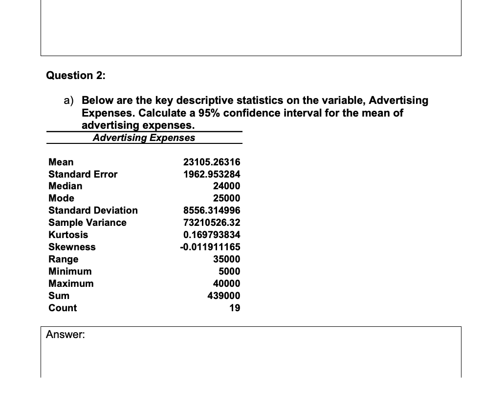 sample exam, I have included questions from each of the 3 topics: