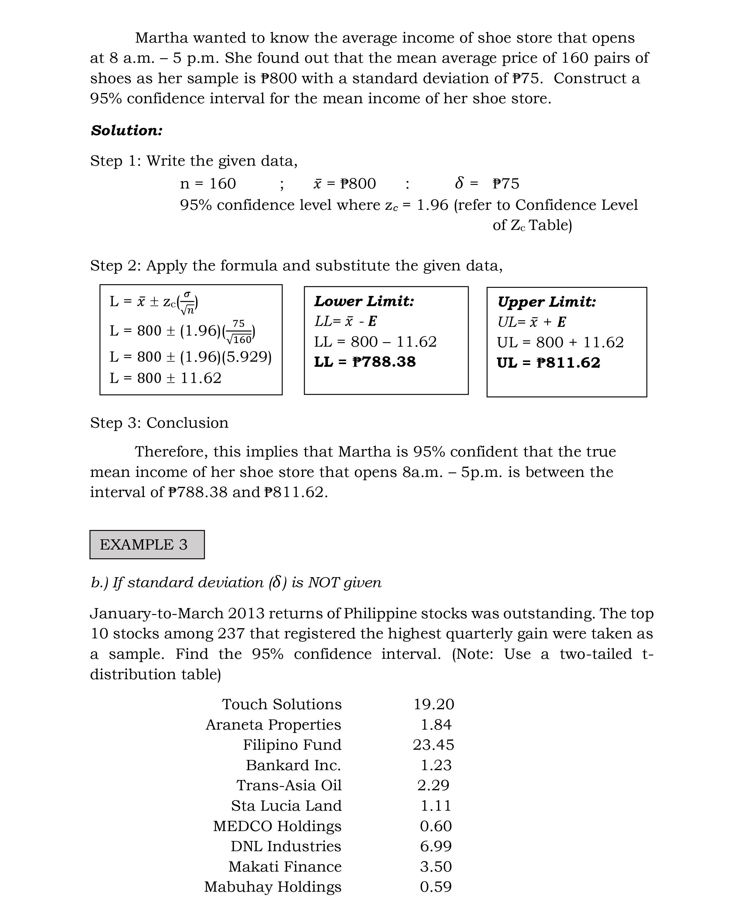 of tvalues. That means given the tvalue, you can compute for the