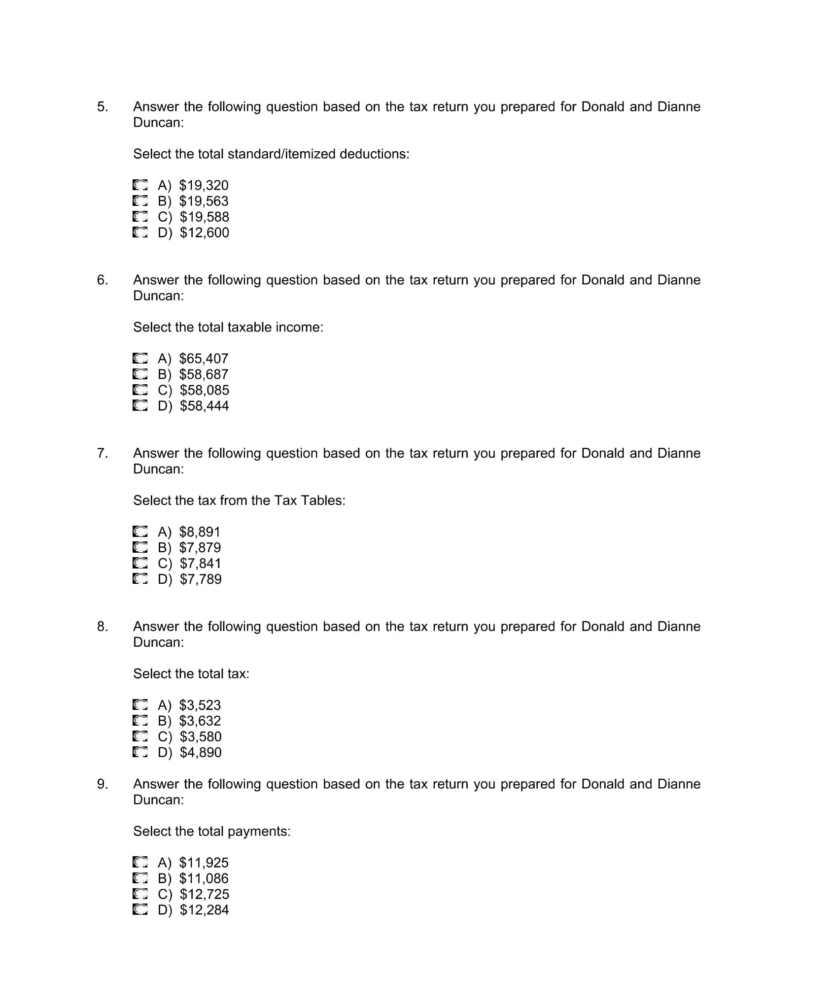 Professional Dues (Dianne) 475 Dr. Myers 850 Dr. Powell 250 Personal property