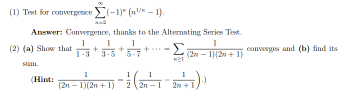 plz help me solve these step by step (1) Test for