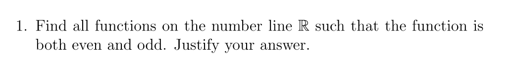 How do I do this? 1. Find all functions on the