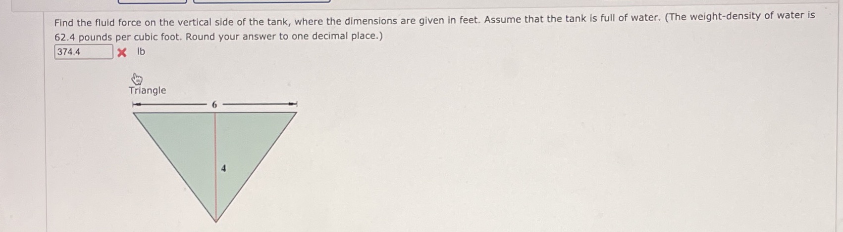  Need help solving this please Find the fluid force on the