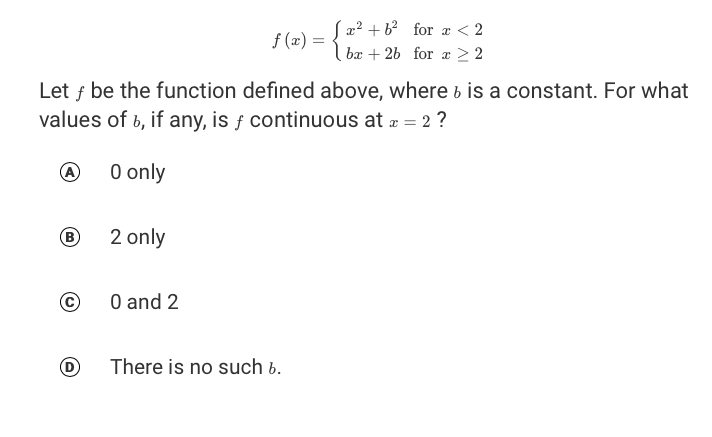 f is shown above. Which of the following statements about f is