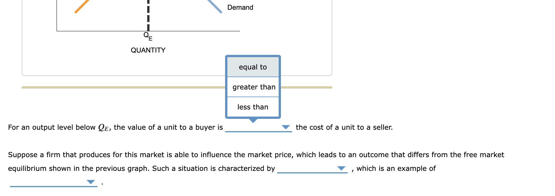 3. Consumer surplus for a group of consumers The following graph shows