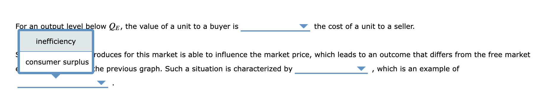 (blue line) for tablets. The market price of a tablet is shown