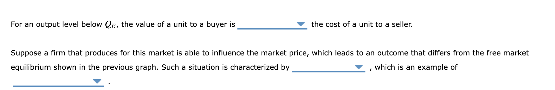at the new market price, indicate this by leaving his or her