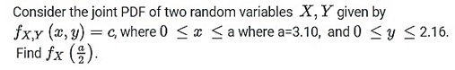  Could you help me solve this probability problem? Consider the joint