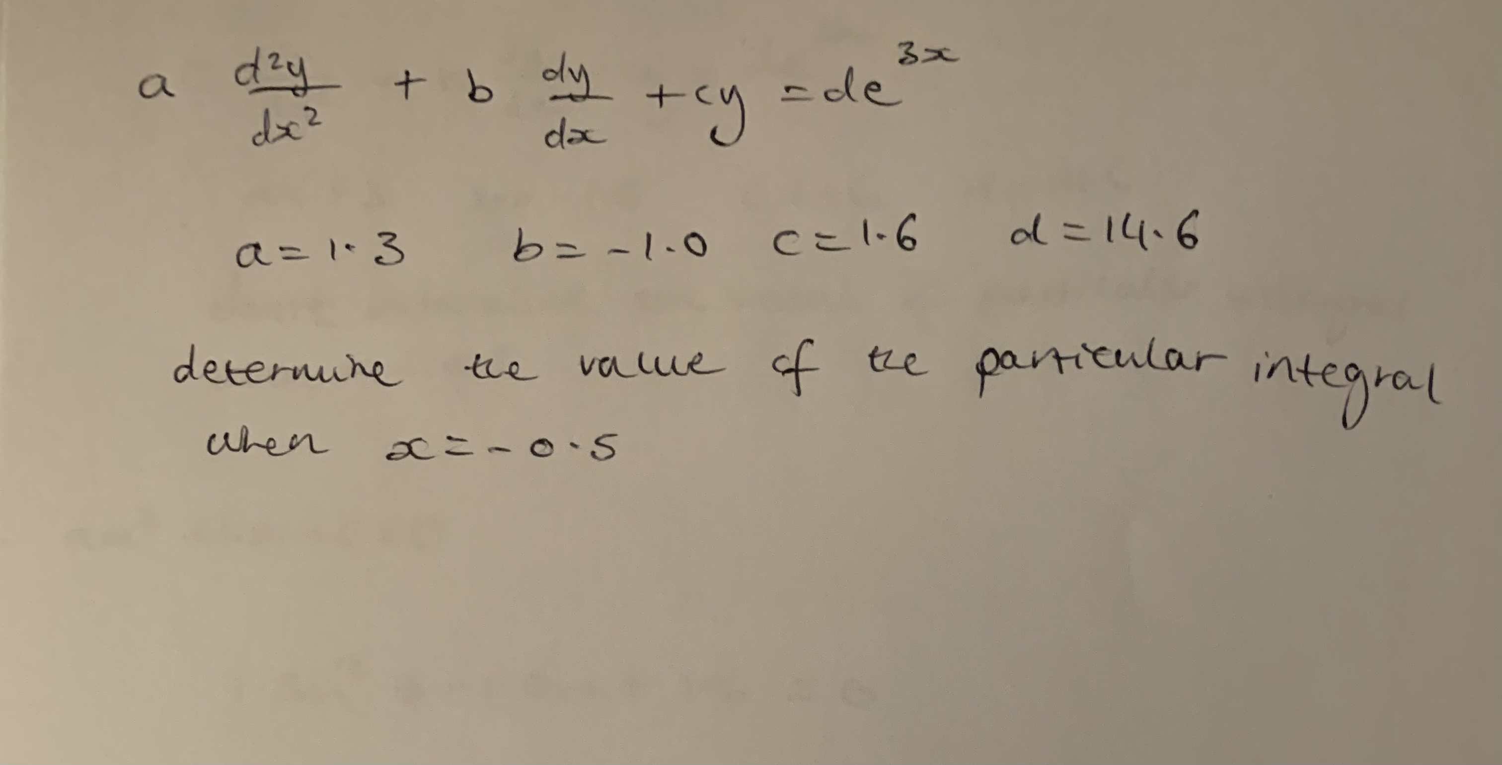 +cy - de doc a = 1. 3 b= -1.0 c= 1-6