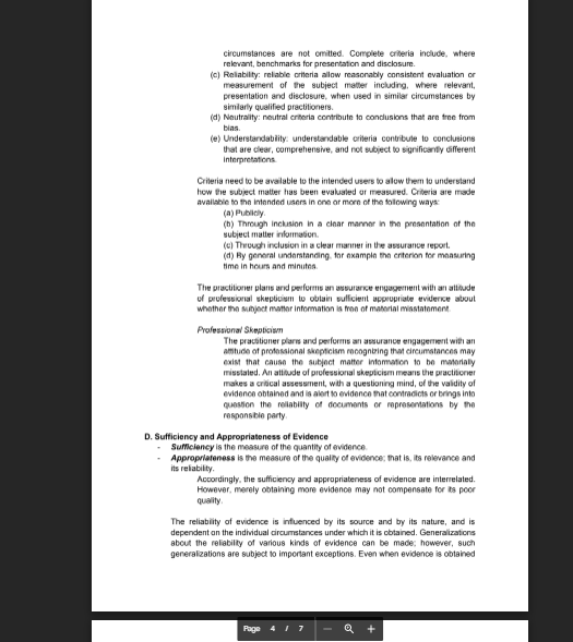 this Framework is broader than the form "auditor" as used in PSAs