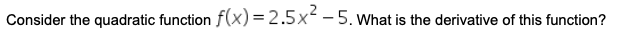 this function?
