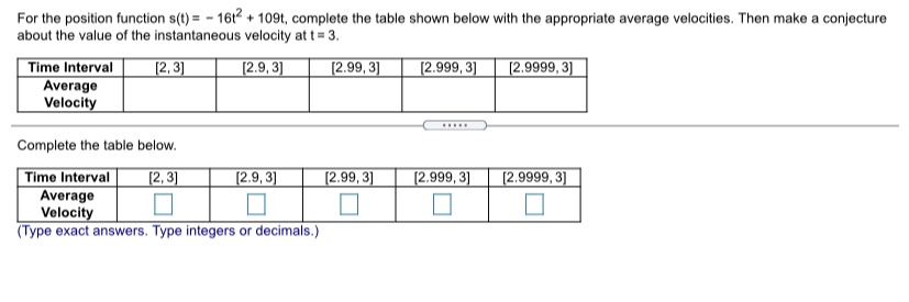 t = a and t = b? Which of the following is