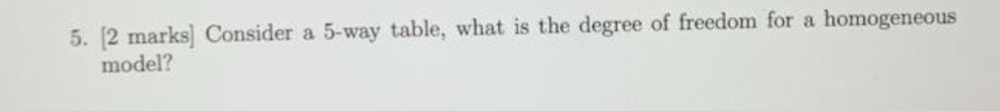 freedom for a homogeneous model?