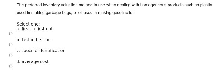 products such as plastic used in making garbage bags, or oil used