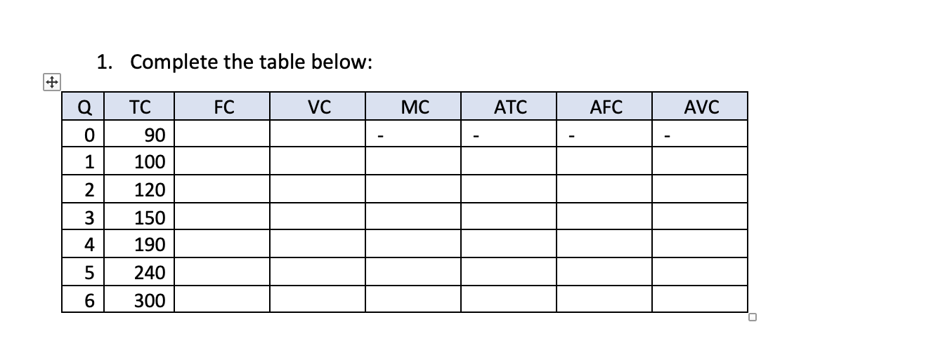 240 300 FC vc MC ATC AFC AVC