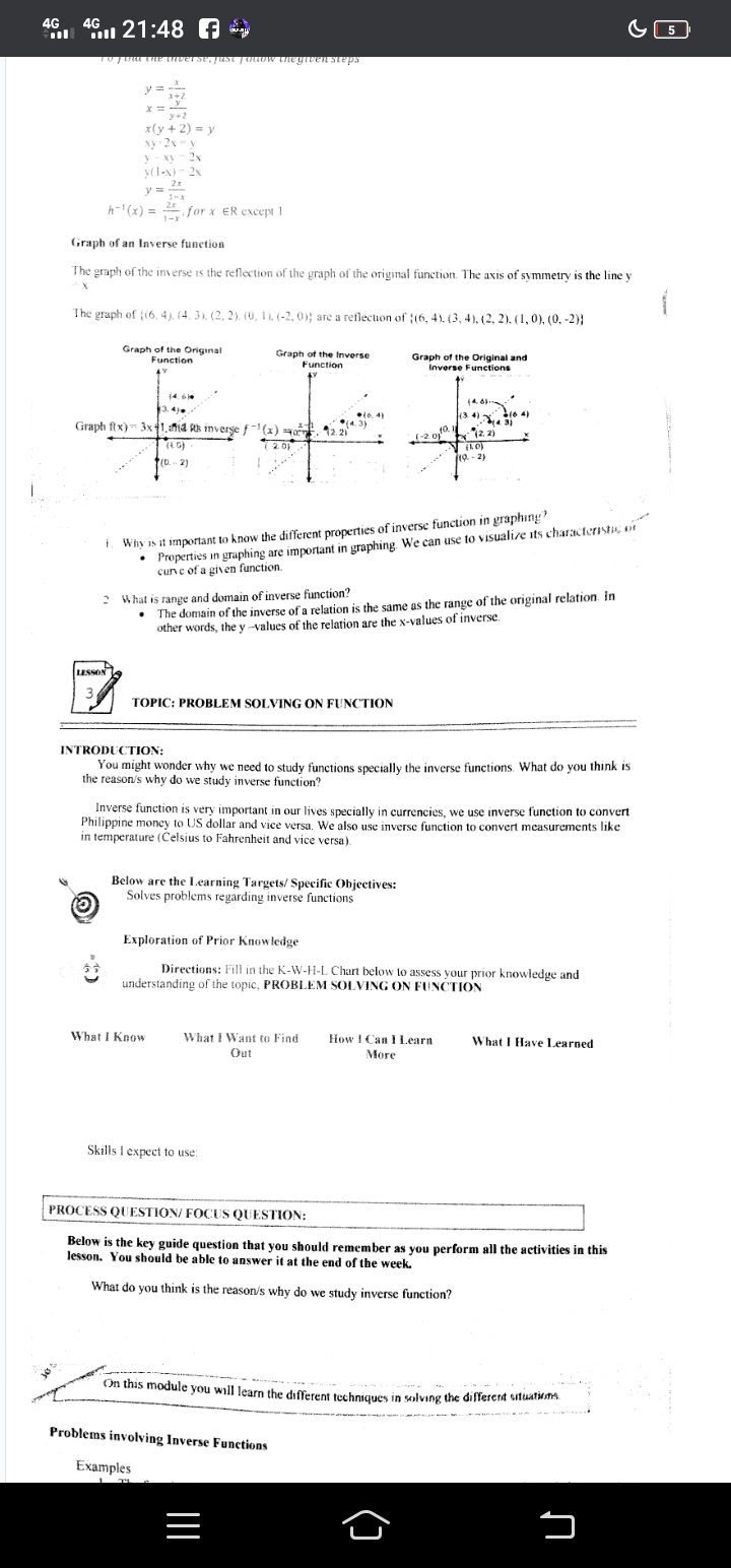the given situation is a one-to-one function or not. Write your answer