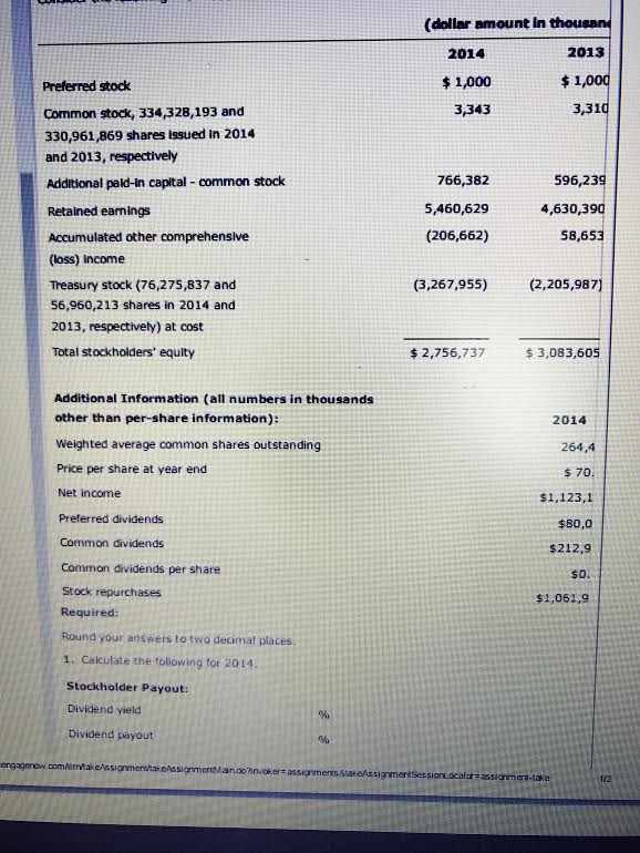 CMnmcn 334,34193 and 330,961369 In 2014 md 2013, - cnrnm Reamed &her