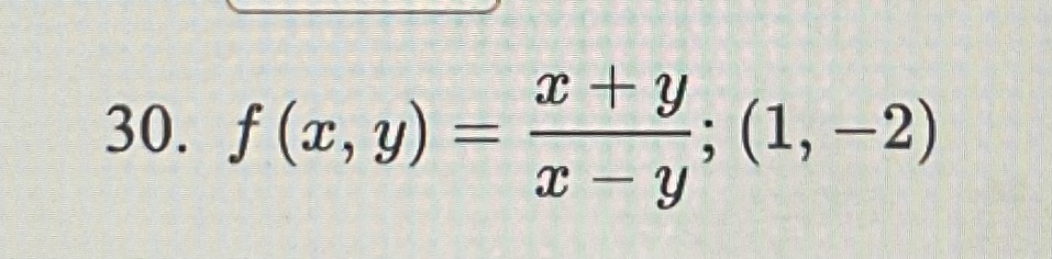 30. f@, y)