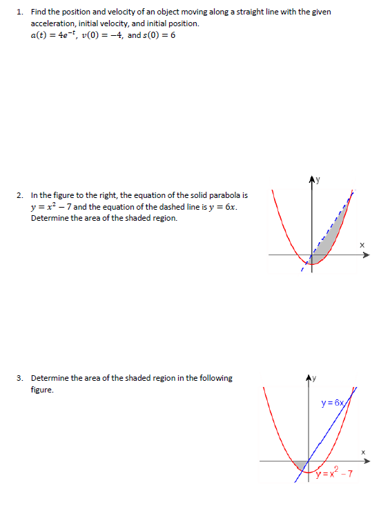= 4et, v(O) 4, and s (O) = 6 . In the