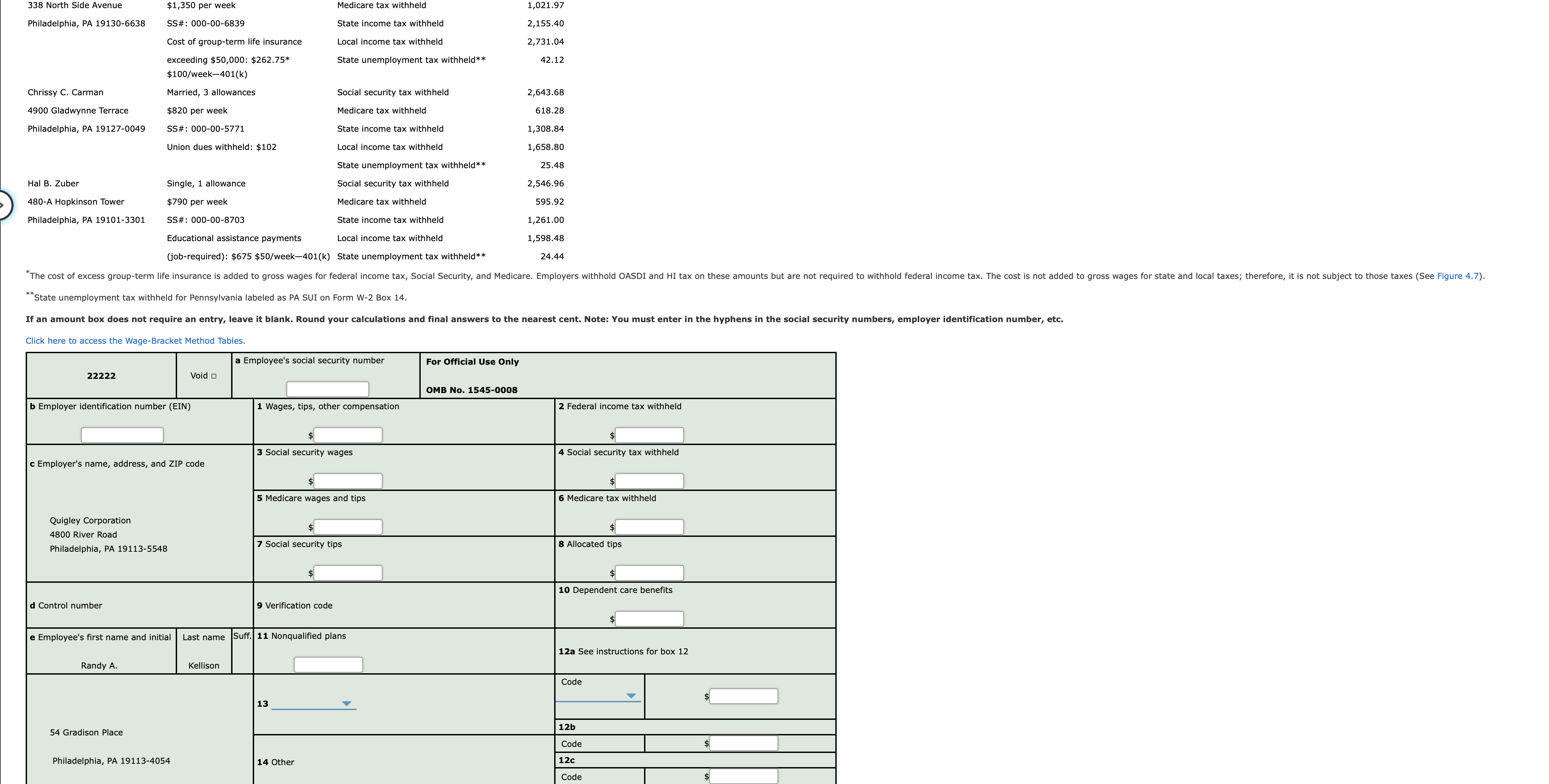 throughout the course, unless instructed otherwise, calculate hourly rates and overtime rates
