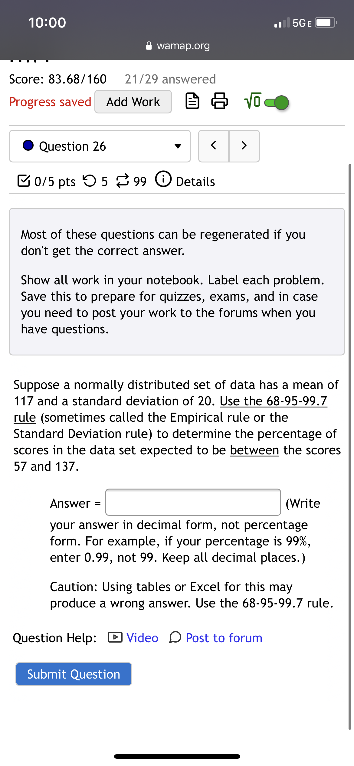 the forums when you have questions. Score on last try: 0 of