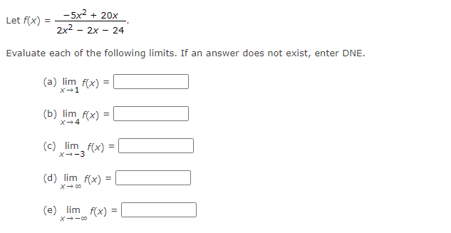  Let f(x) = - -5x2 + 20x 2x2 - 2x -
