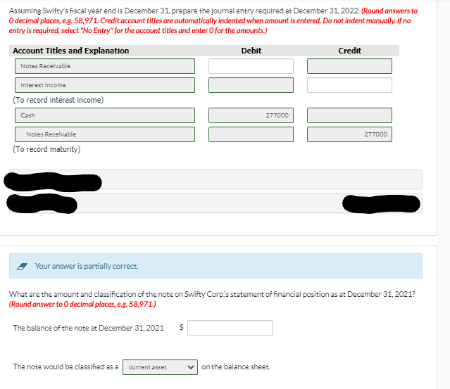 the amounts for each journal entry AND follow all rounding rules indicated
