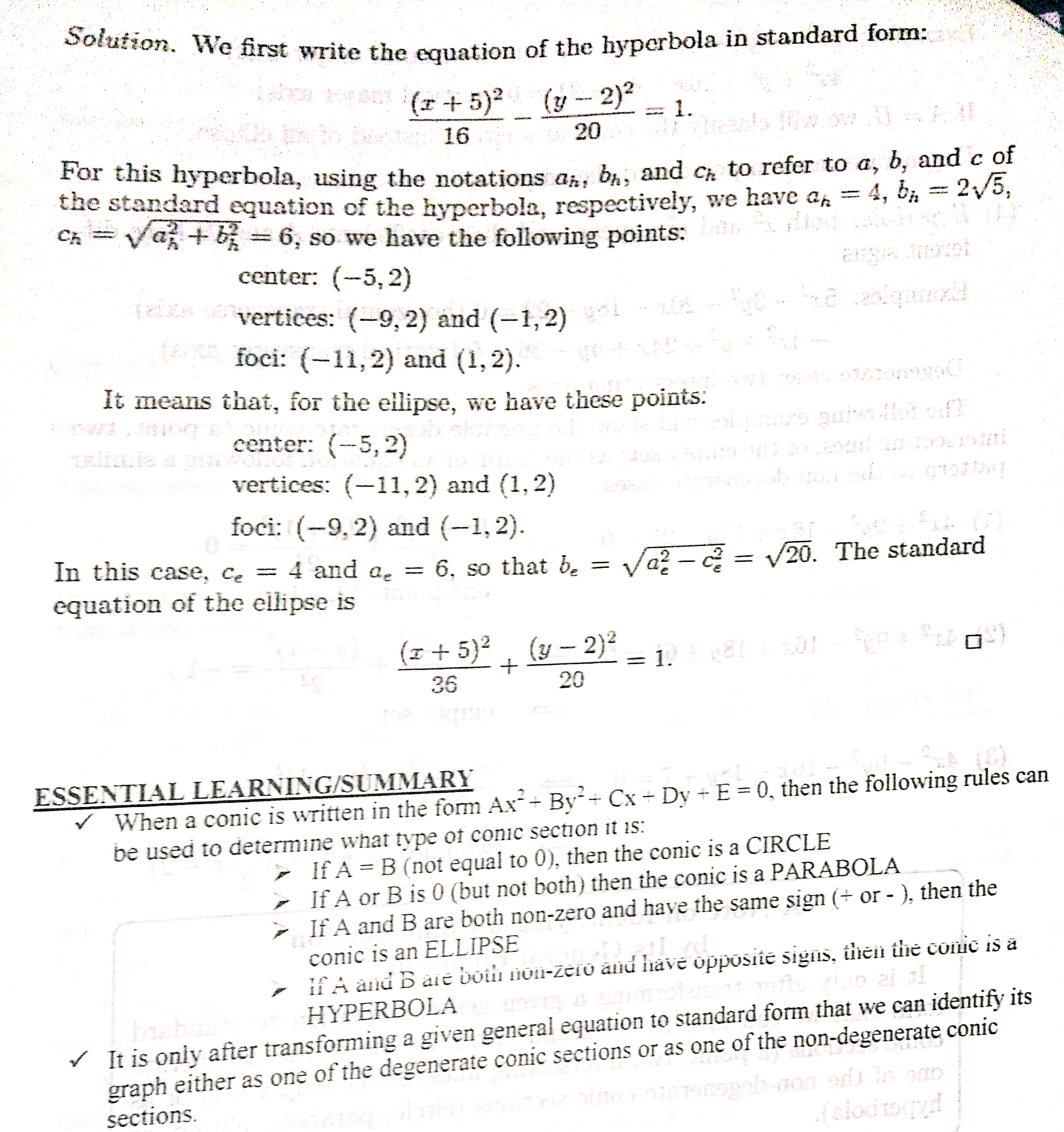 8y +50 =0 (x -3)2 + (1 - 4)2 = 25 empty