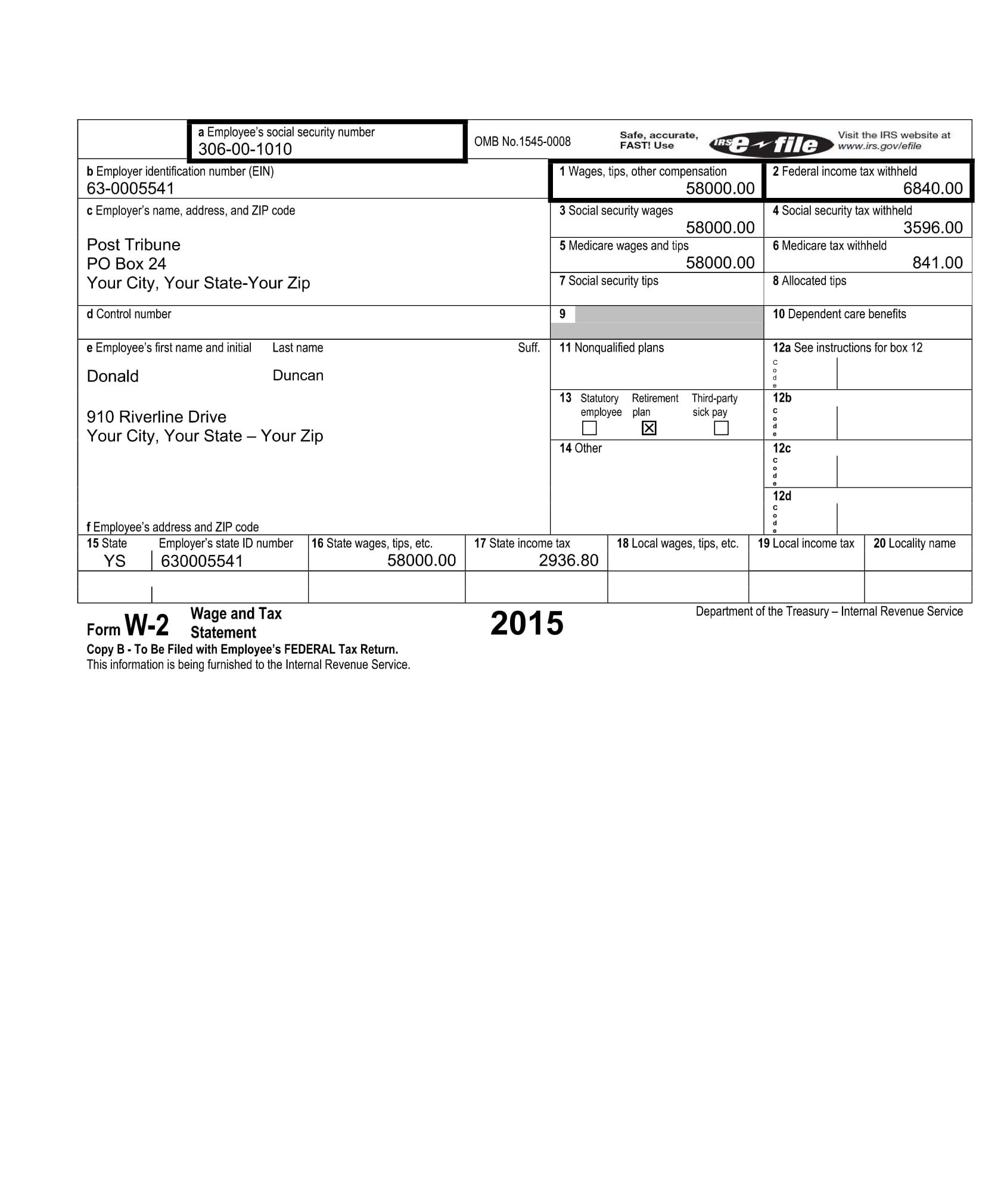 expenses: Medical insurance $5,954 Contact lens $ 200 St. Mary's Hospital 3,000
