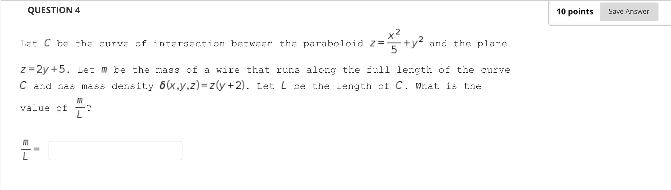 the curve of intersection between the paraboloid Z=+y2 and the plane 5