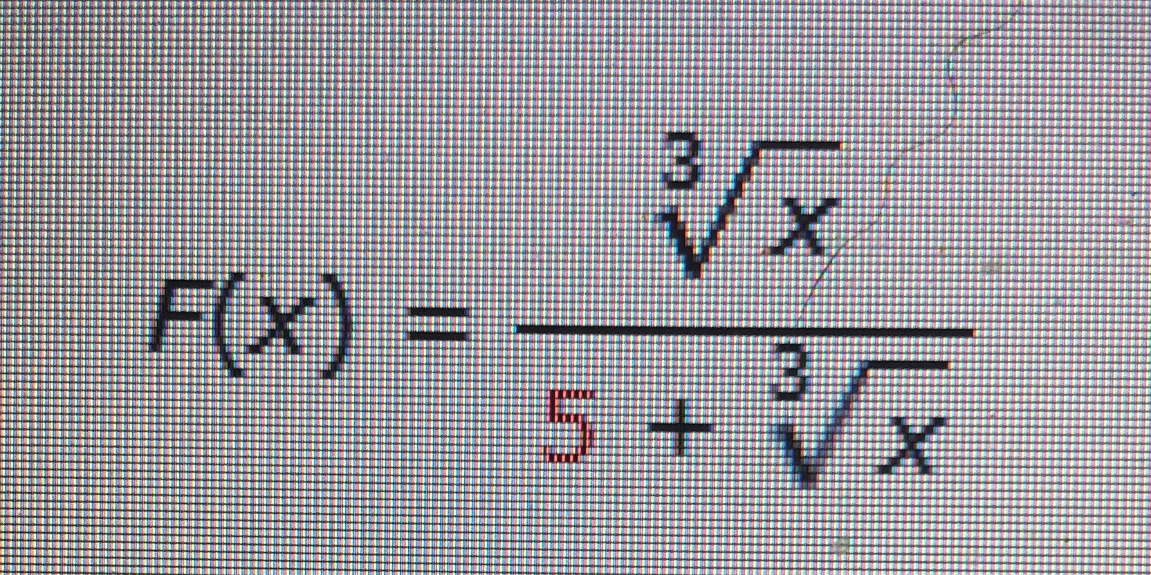  Express the function in the form for f o g. (Use