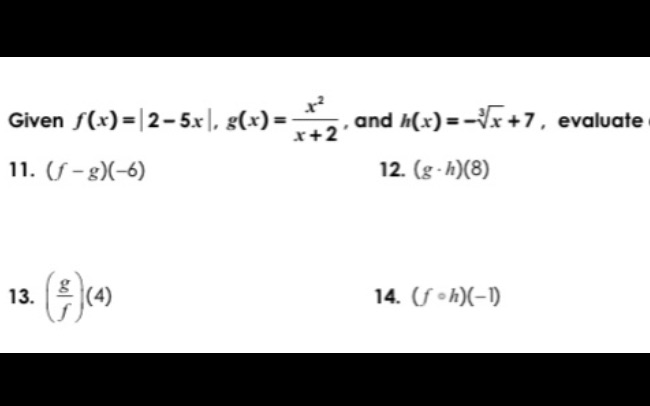 5xl. g(x) 12.