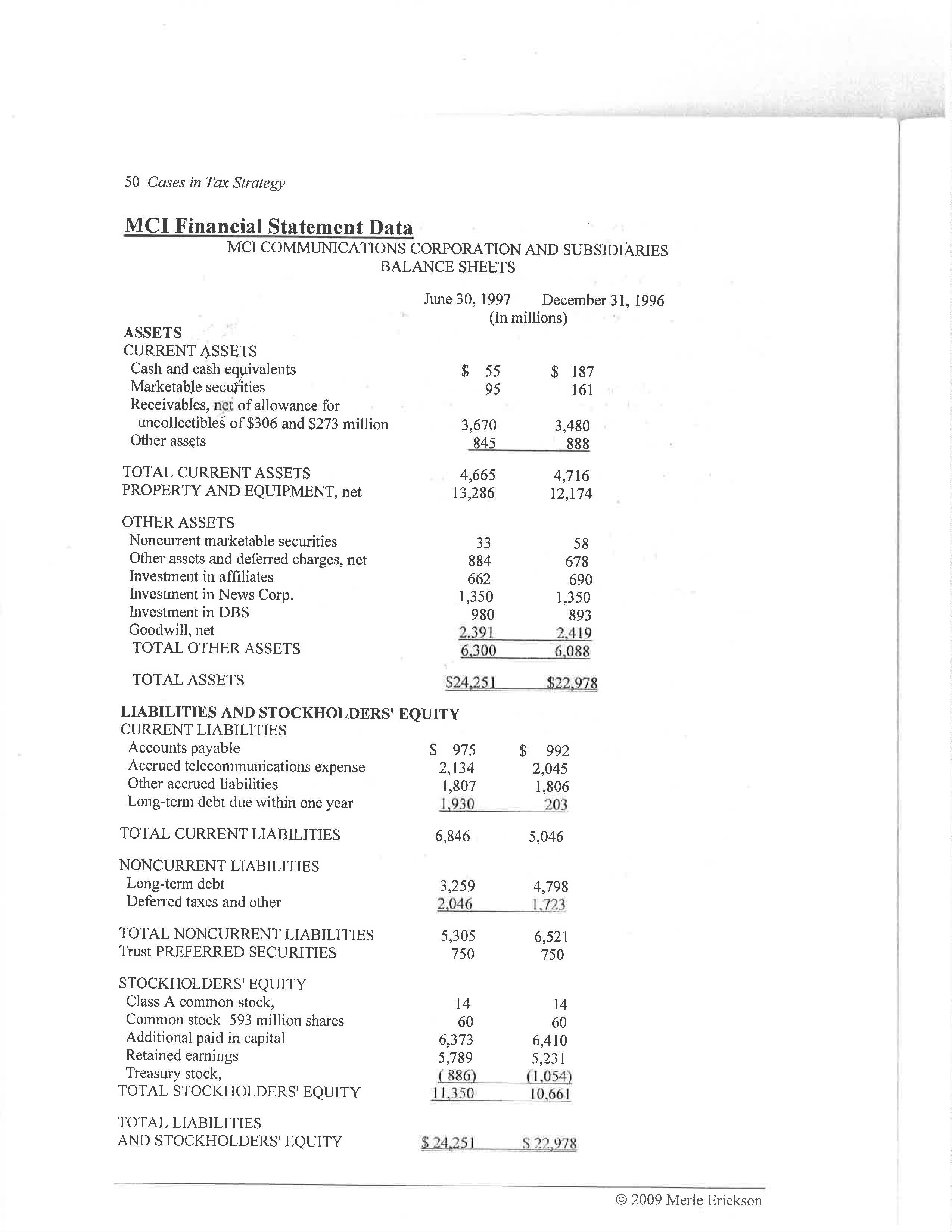are attached)? 4. What were the tax implications of this merger structure