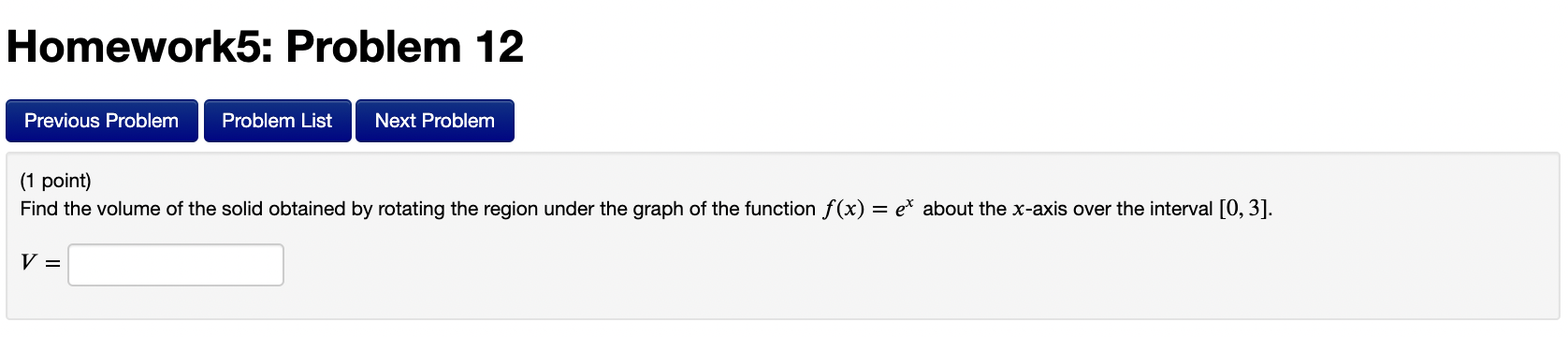 the area of the region. Area: Preview My Answers Submit Answers You