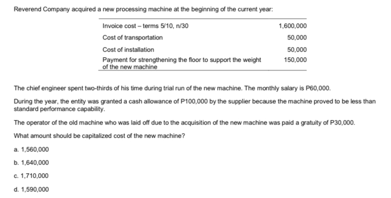 down payment of P100,000, plus 24 monthly payments of P50,000 each, for
