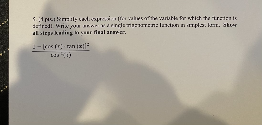 values of the variable for which the function is defined). Write your