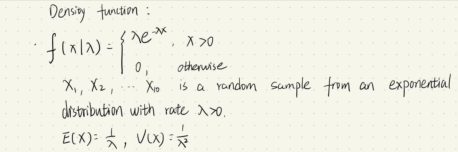  Density function : X. 70 0 otherwise lax 'x . is