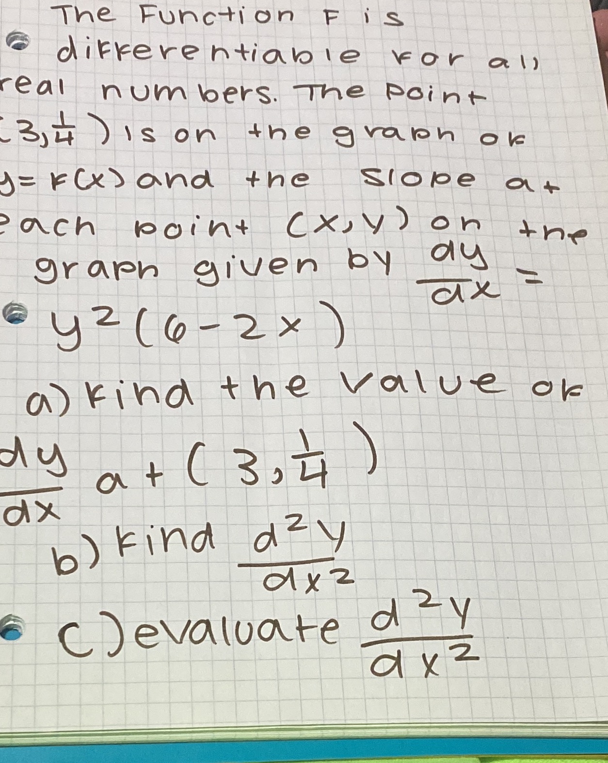 , 4 ) is on the graph of J = k (