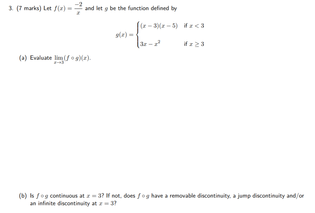 the function defined by (I3)(I5) if223 (b) Is f cg continuous at