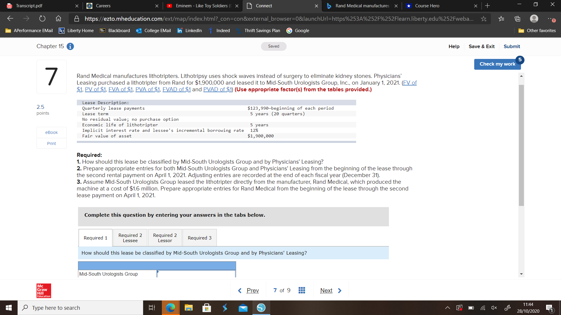  Please help. (PDE Transcript.pdf X Careers X Eminem - Like Toy