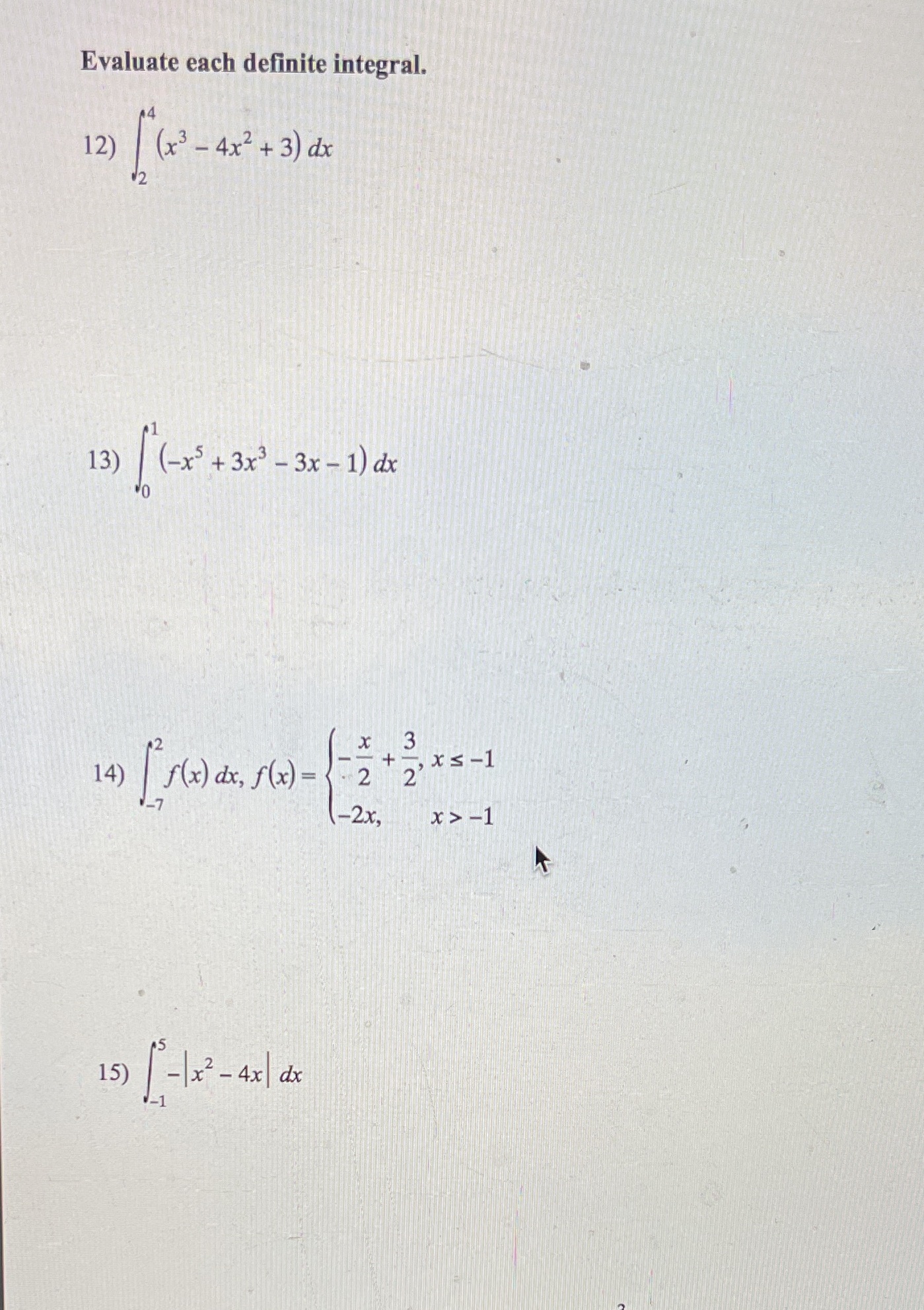 13 ) ( - x 3 + 3 x 3 - 3