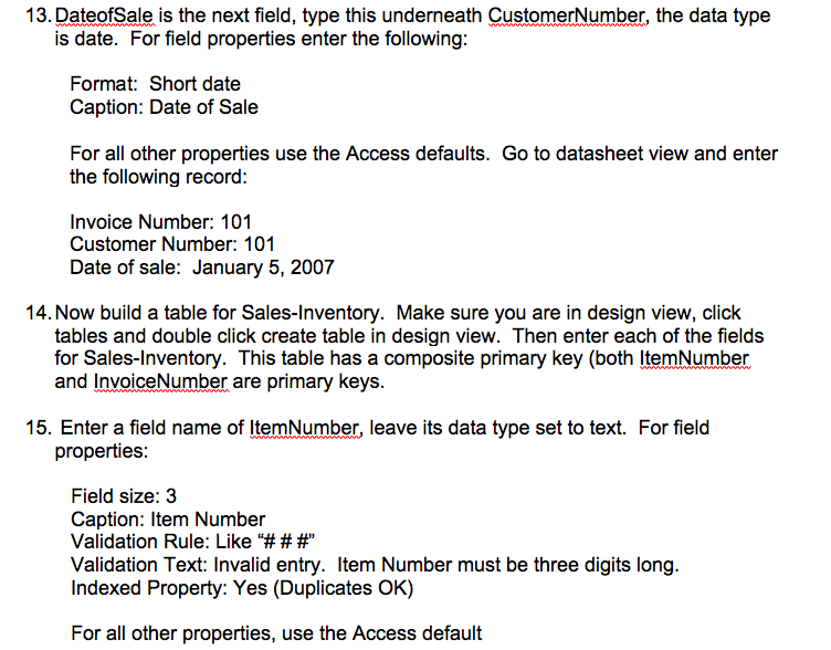 , leave its data type set to text , and right click