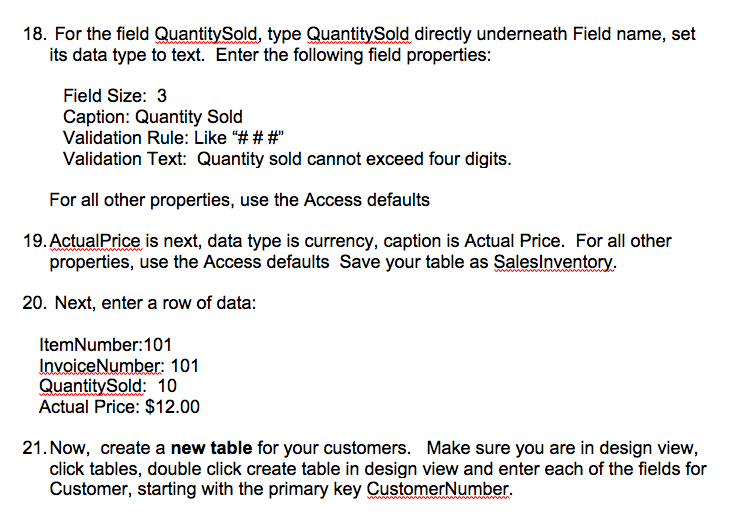 Number ) to set up this attribute as the primary key .