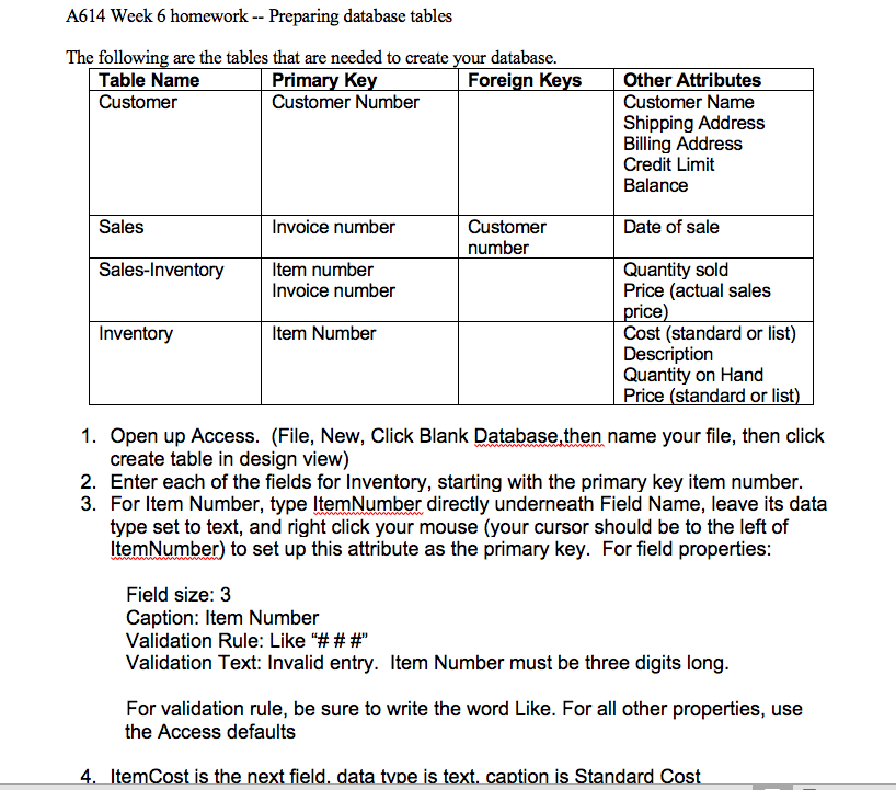 New , Click Blank Database , then name your file , then