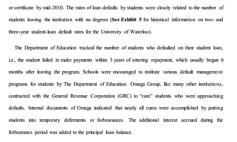 other educational institutions, the University of Waterloo had no control over the