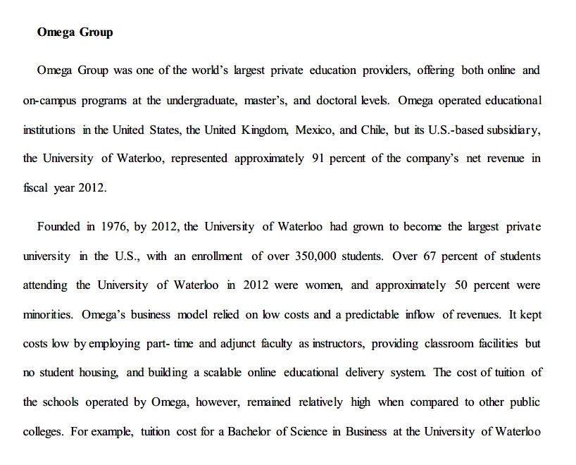 (See Exhibit 3 for Omega's fiscal year 2012 balance sheet and income