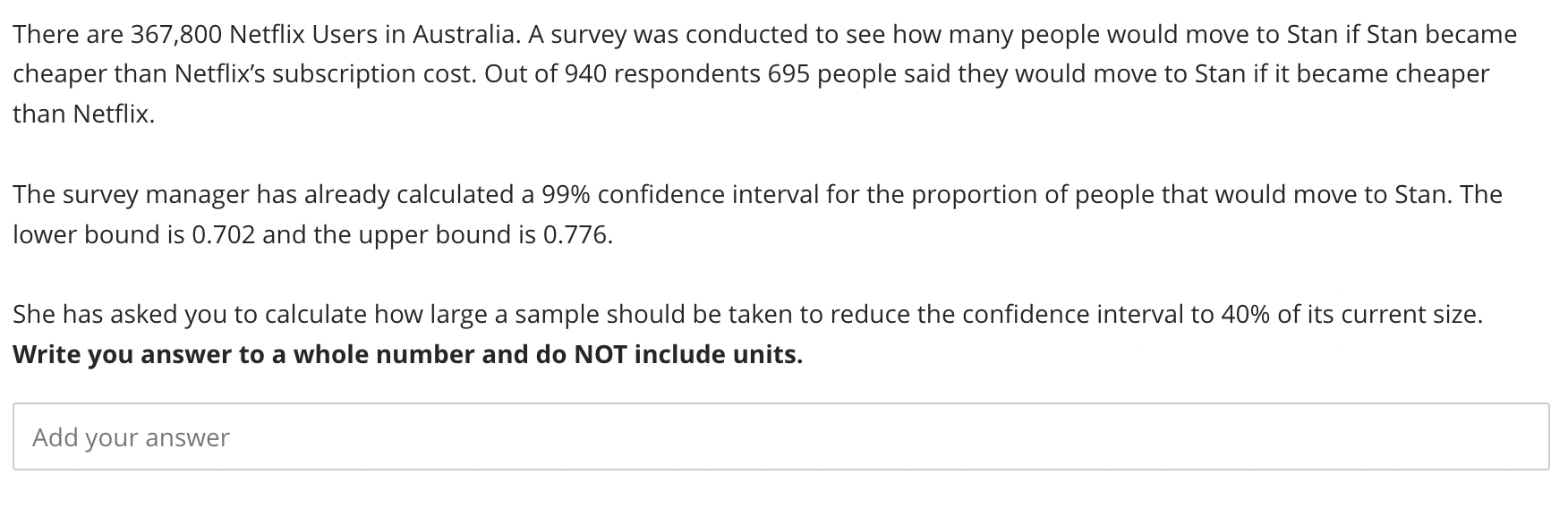 is random Johnny should not trust the rating, the sampling is random