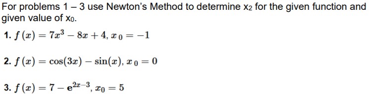 for the given function and given value of xo. 1. f (x)