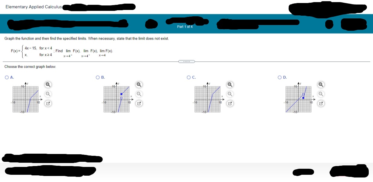 Elementary Applied Calculus Part 1 of 4 Graph the function and